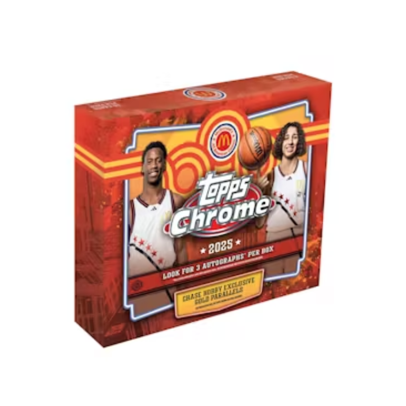resizingforshopify-2026-02-23T125155.175-1 2025 Topps Chrome McDonald's All-American Basketball Hobby Box - Image 1