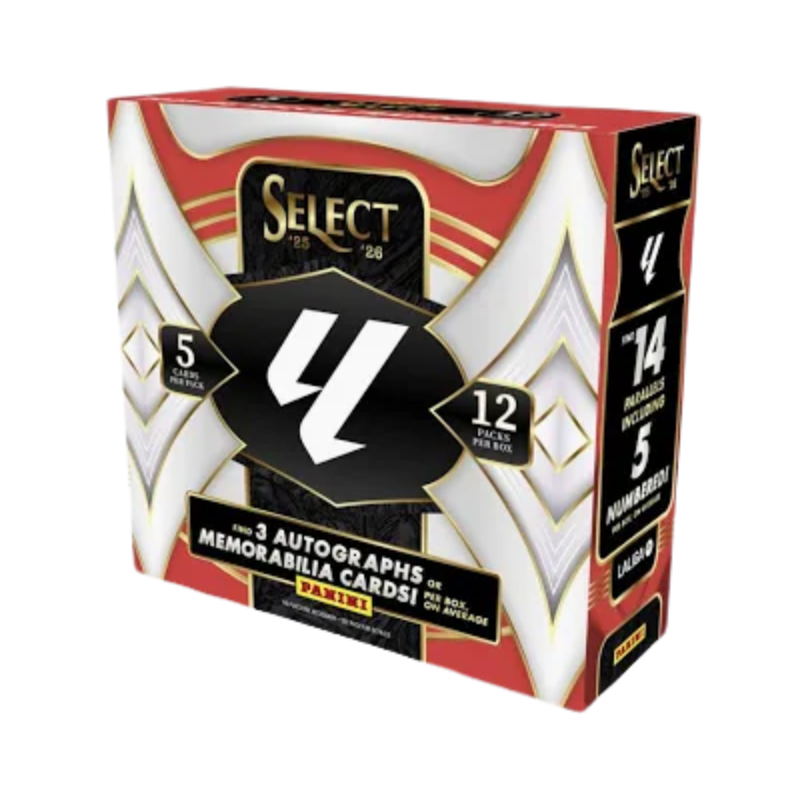 resizingforshopify-2026-03-20T120953.863-1 2025/26 Panini Select La Liga Soccer Hobby Box - Image 1