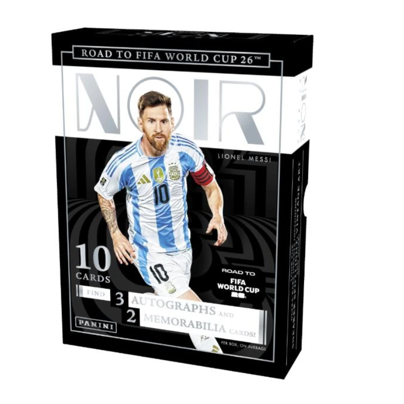 resizingforshopify-2026-05-04T151034.453 2025/26 Panini Noir Road to World Cup Soccer Hobby 3 Box Case - Image 1