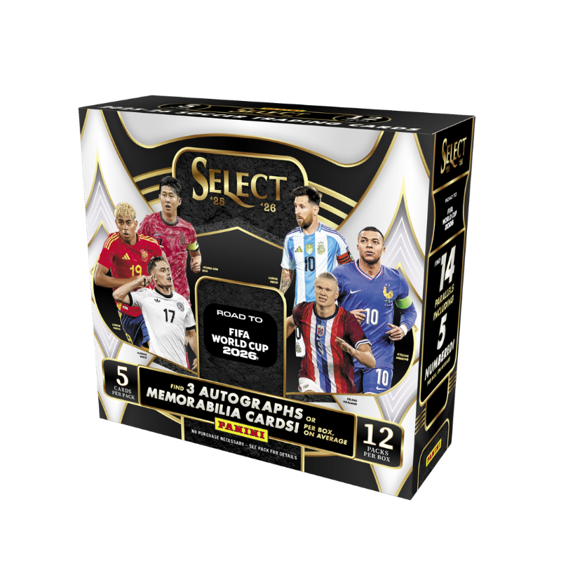 resizingforshopify-2026-05-07T125852.718-2 2025/26 Panini Select Road to World Cup Soccer Hobby 12 Box Case - Image 1