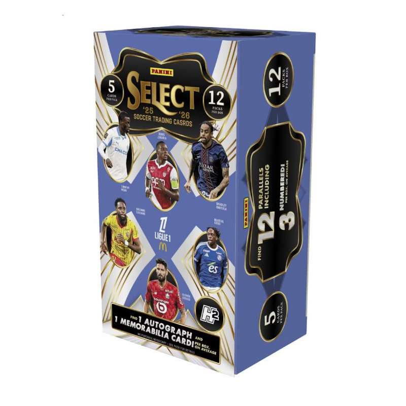 resizingforshopify-2026-06-04T114740.812-1 2025/26 Panini Select Ligue 1 Soccer H2 Box - Image 1