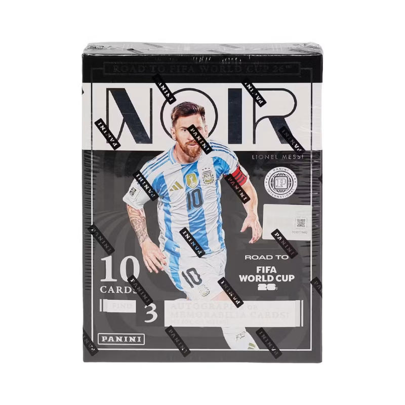 resizingforshopify-2026-06-05T132102.273-1 2025/26 Panini Noir Road to World Cup Soccer Hobby International 3 Box Case - Image 1