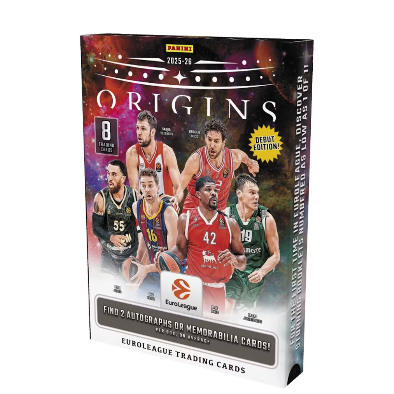resizingforshopify-2026-06-15T154915.938 2025/26 Panini Origins EuroLeague Basketball Hobby Box - Image 1