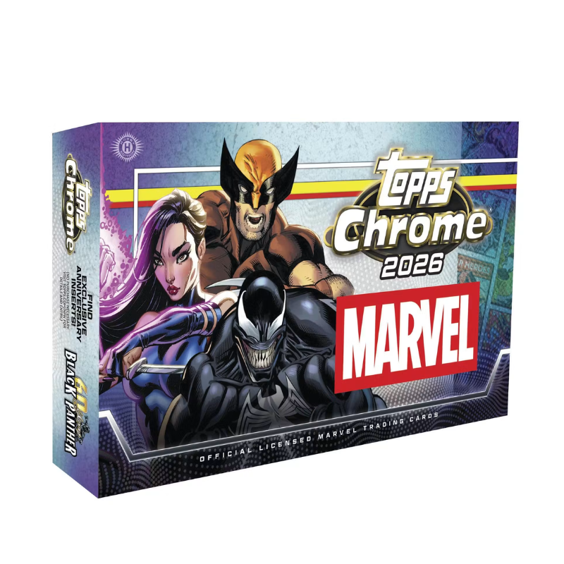 resizingforshopify-2026-06-23T122855.804 2026 Topps Marvel Comics Chrome Hobby 8 Box Case - Image 1