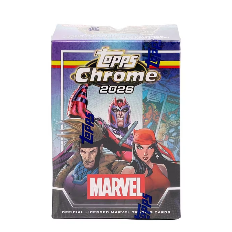 resizingforshopify-2026-06-29T162603.062 2026 Topps Marvel Comics Chrome Blaster 40 Box Case - Image 1