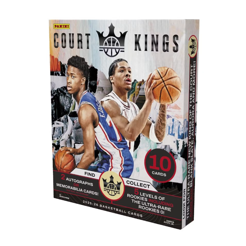resizingforshopify-2026-07-16T123515.996 2025/26 Panini Court Kings Basketball Hobby 16 Box Case - Image 1