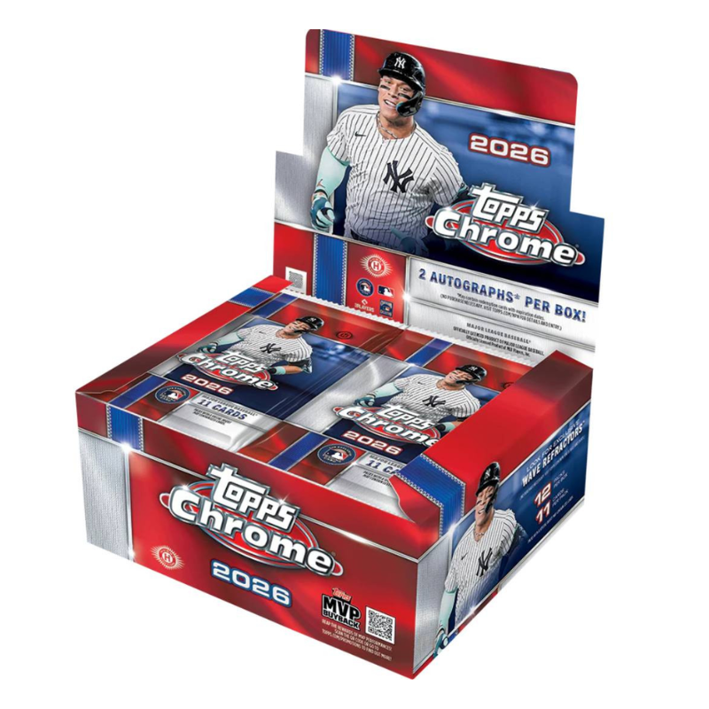 resizingforshopify-2026-07-16T133457.221 2026 Topps Chrome Baseball Jumbo Box - Image 1