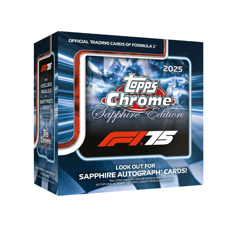 resizingforshopify_100 2025 Topps Chrome F1 Formula One Sapphire Hobby Box - Image 1