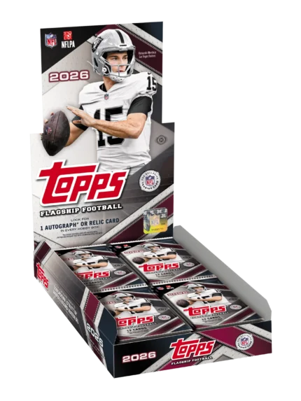 2026 Topps Flagship Football Hobby 12 Box Case